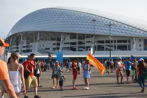 Фанаты на чемпионате мира по футболу в Сочи &copy;&nbsp;Фото Елены Синеок, Юга.ру