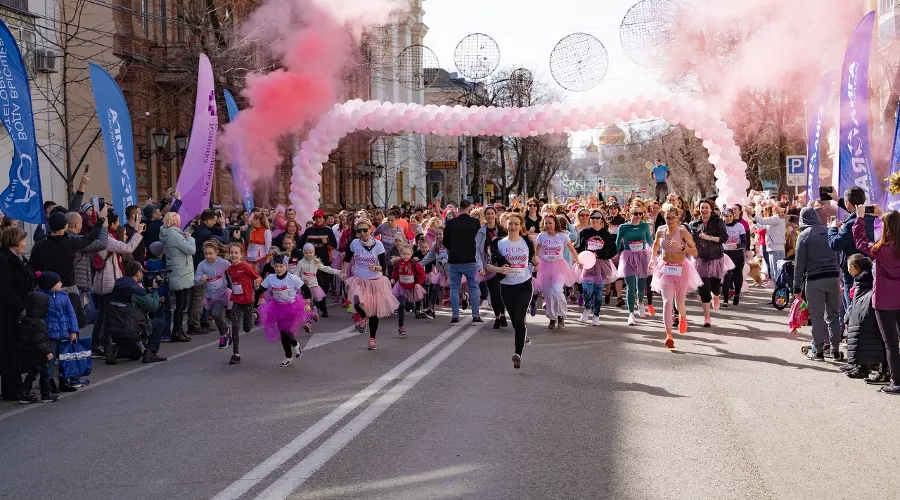 Женский забег Beauty Run &copy;&nbsp;Фото из группы TopLigaRun, vk.com/topligarun