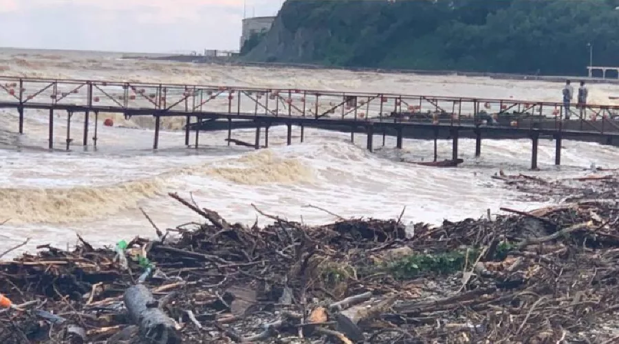 Последствия затопления &copy;&nbsp;Фото из телеграм-канала Алексея Богодистова