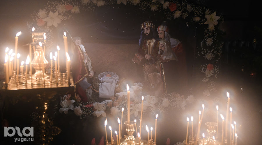 Рождественская служба в Краснодаре © Фото Михаила Ступина, Юга.ру