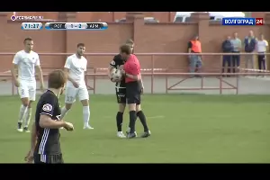 Матч первенства ПФЛ «Ротор-Волгоград» — «Армавир» &copy;&nbsp;Скриншот видео из канала ФК &laquo;Армавир&raquo; в YouTube