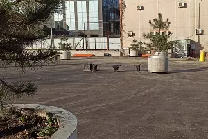 Прогулочная зона у дома Лихацкого &copy;&nbsp;Фото Ольги Тимохиной, Юга.ру