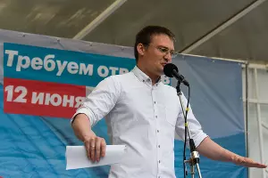 Митинг сторонников Навального в Краснодаре. Михаил Беньяш &copy;&nbsp;Фото Елены Синеок, Юга.ру