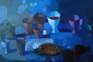 Работа Сергея Москвитина &copy;&nbsp;Скриншот фото из письма от пресс-службы Краснодарского краевого выставочного зала