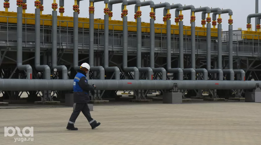 Торжественное открытие газопровода «Турецкий поток» на компрессорной станции «Русская» &copy;&nbsp;Фото Елены Синеок, Юга.ру