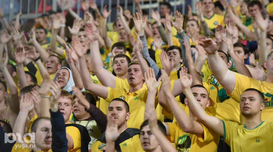 ФК "Кубань" обыграл московское "Динамо" в Краснодаре &copy;&nbsp;Елена Синеок, ЮГА.ру