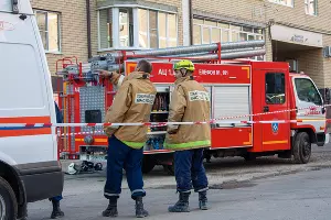 В Краснодаре в ночном пожаре в многоэтажке сгорело 64 квартиры &copy;&nbsp;Фото Дмитрия Пославского, Юга.ру