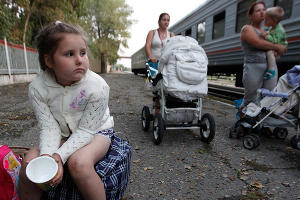 В Ставрополь прибыла очередная группа украинских беженцев © Эдуард Корниенко, ЮГА.ру