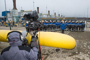 Торжественное открытие газопровода «Турецкий поток» на компрессорной станции «Русская» © Фото Елены Синеок, Юга.ру