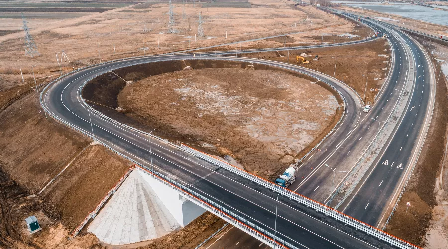 Дорога в обход Анапы &copy;&nbsp;Фото пресс-службы Упрдор &laquo;Черноморье&raquo;