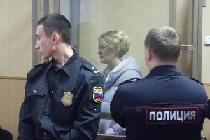 Анастасия Шевченко в суде © Фото со страницы «Правозащита Открытки», vk.com/lawopr