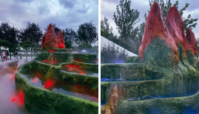 Термальный сад с&nbsp;красными скалами. В&nbsp;парке &laquo;Краснодар&raquo; открыли новую необычную локацию