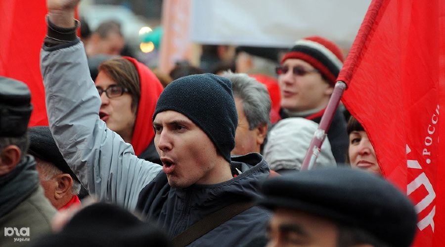 Второй митинг "За честные выборы" в Краснодаре © Елена Синеок. ЮГА.ру