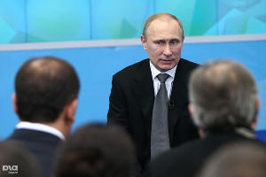 Владимир Путин посетил Медиацентр Сочи &copy;&nbsp;Влад Александров, ЮГА.ру