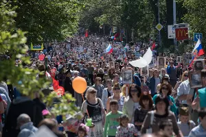 Акция "Бессмертный полк" в Сочи &copy;&nbsp;Нина Зотина, ЮГА.ру