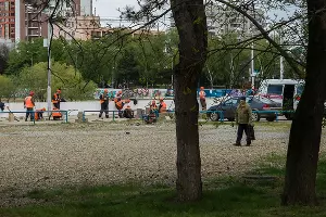 Перекрытые парки Краснодара &copy;&nbsp;Фото Евгения Мельченко, Юга.ру