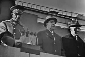 Празднование годовщины Октябрьской революции, Москва, 7 ноября 1967 года &copy;&nbsp;Кадр из видео канала History VA на youtube.com