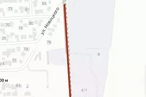 Участок улицы Круговой от Новицкого до Совхозной &copy;&nbsp;Скриншот &laquo;Яндекс.Карт&raquo;