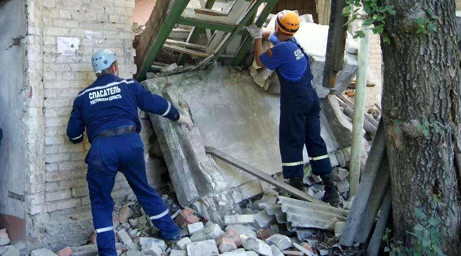 Место происшествия &copy;&nbsp;Фото пресс-службы Ростовской областной поисково-спасательной службы