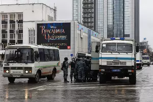 Акция сторонников Навального в Краснодаре  &copy;&nbsp;Фото Елены Синеок, Юга.ру