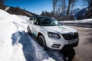 Тест-драйв SKODA Yeti в Красной Поляне &copy;&nbsp;Фото Елены Синеок, Юга.ру