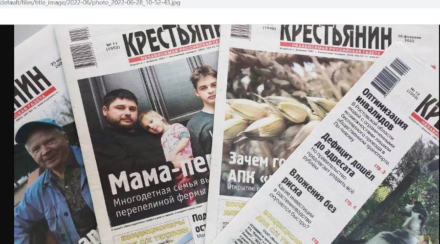 Скриншот с сайта &copy;&nbsp;https://www.krestianin.ru/