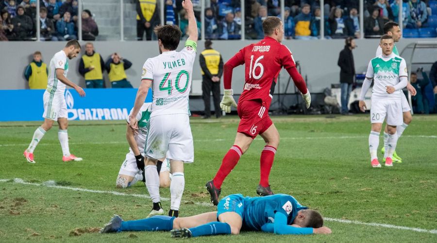 Матч чемпионата России «Зенит» — «Терек» © Фото с официального сайта ФК «Зенит», fc-zenit.ru