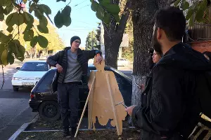 Фестиваль современного искусства «Может» во Владикавказе  &copy;&nbsp;Фото группировки ЗИП