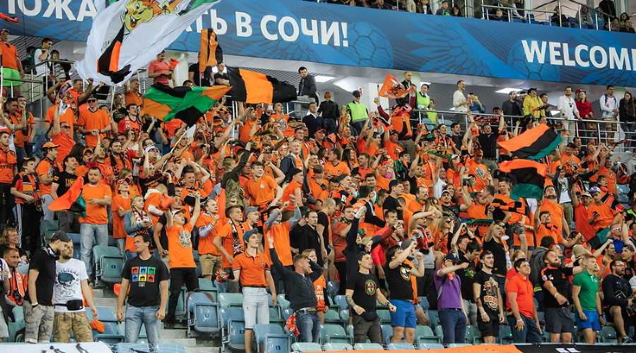 Болельщики ФК «Урал» © Фото с официального сайта ФК «Урал», fc-ural.ru