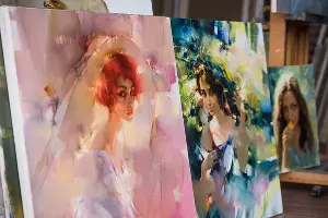 Картины Валерия и Инны Цукахиных &copy;&nbsp;Фото Елены Синеок, Юга.ру