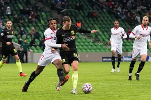 Матч «Краснодар» — «Севилья», Краснодар, 25 ноября 2020 года &copy;&nbsp;Фото Елены Синеок, Юга.ру