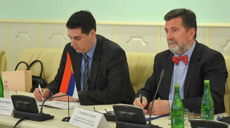 Богдан Новакович и Славенко Терзич © Фото пресс-службы правительства Адыгеи