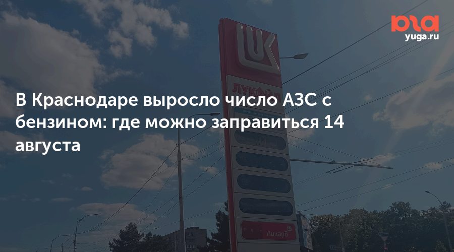 В Краснодаре выросло число АЗС с бензином: где можно заправиться 14 августа