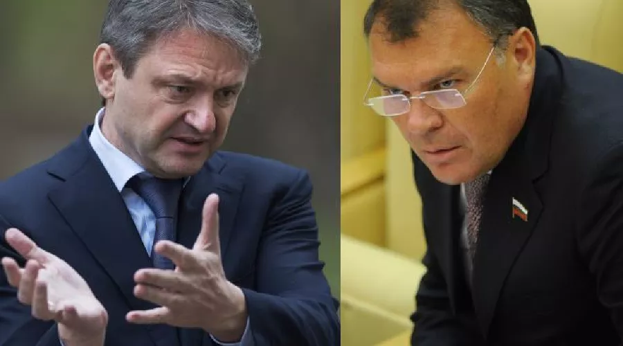 Александр Ткачев и Александр Ремезков &copy;&nbsp;Коллаж &laquo;Новой газеты&raquo;