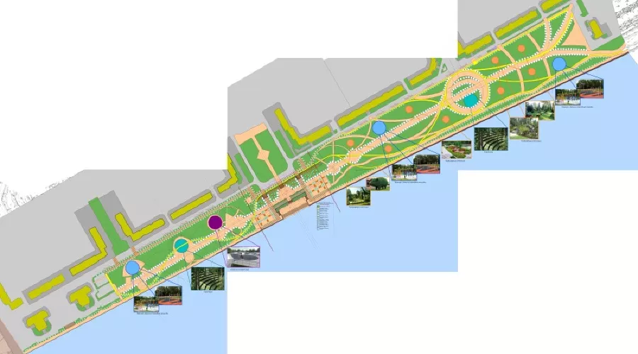 Проект аллеи в честь 80-летия образования Краснодарского края в Краснодаре &copy;&nbsp;Фото пресс-службы администрации Краснодара