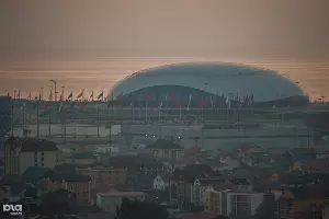 Ледовый дворец "Большой" в Олимпийском парке Сочи &copy;&nbsp;Нина Зотина, ЮГА.ру