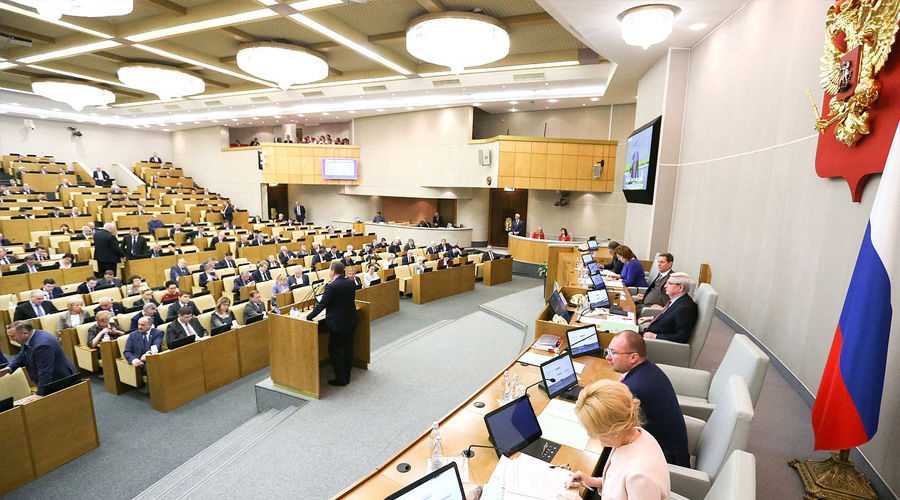 Пленарное заседание Госдумы © Фото пресс-службы Государственной Думы Российской Федерации