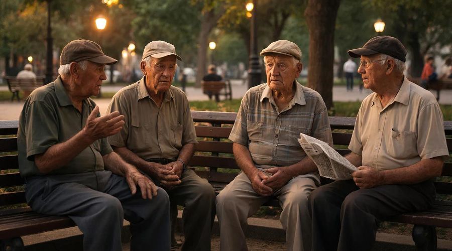 пенсионер &copy;&nbsp;Изображение сгенерировано нейросетью Gigachat