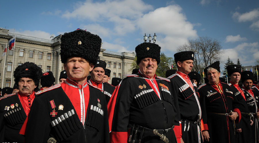 Казачий молебен в Краснодаре © Елена Синеок, ЮГА.ру
