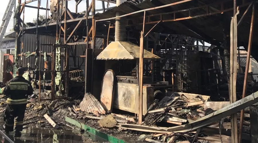 Пожар в Сочи 30 июля 2018 года &copy;&nbsp;Фото пресс-службы СУ СК РФ по Краснодарскому краю