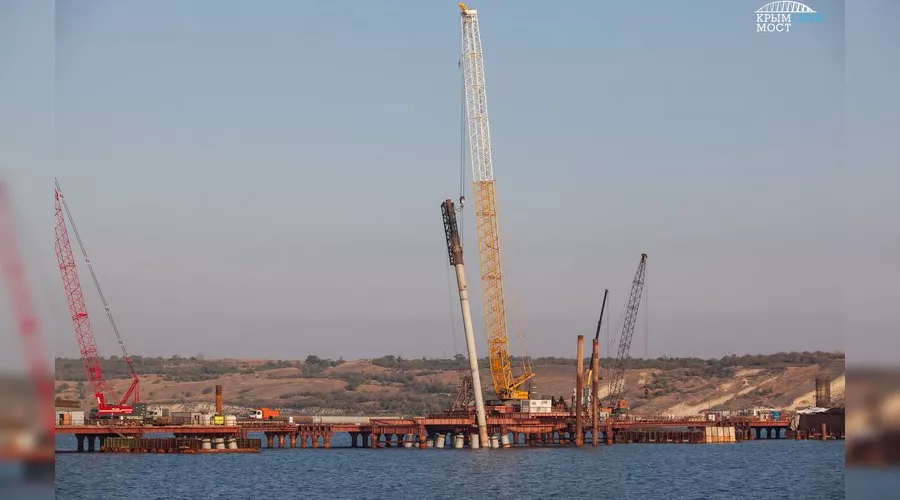 Будущий Крымский мост &copy;&nbsp;Фото с сайта most.life