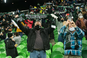 Матч «Краснодар» — «Севилья», Краснодар, 25 ноября 2020 года &copy;&nbsp;Фото Елены Синеок, Юга.ру