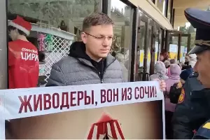  &copy;&nbsp;Кадр из видео &laquo;Альянса Защитников Животных&raquo;