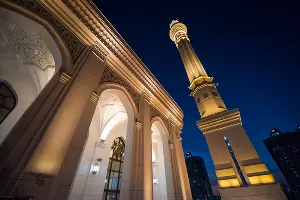 Мечеть «Гордость мусульман» в городе Шали &copy;&nbsp;Фото Елены Синеок, Юга.ру