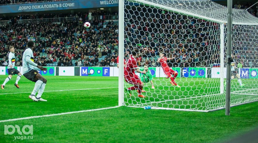 Товарищеский матч Россия — Бельгия на обновленном стадионе «Фишт» в Сочи © Фото Евгения Резника, Юга.ру