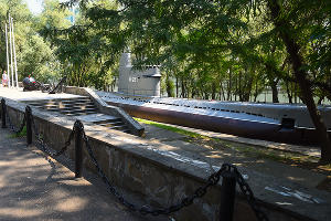 Подводная лодка М-261 на Затоне, июль 2020 года © Фото Елены Синеок, Юга.ру