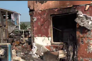 Последствия атаки БПЛА в Новороссийске, 12 августа 2026 года &copy;&nbsp;Скриншот видео из телеграм-канала мэра Новороссийска Андрея Кравченко