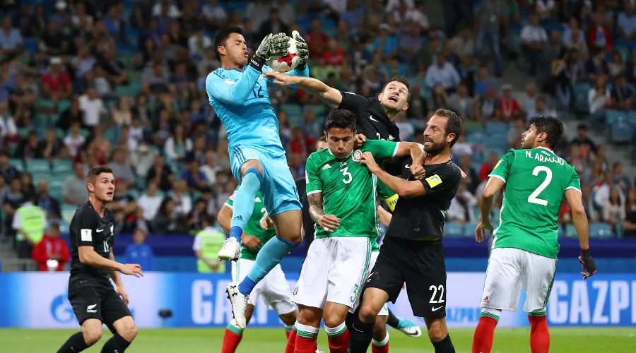 Матч Кубка конфедераций между сборными Мексики и Новой Зеландии &copy;&nbsp;Фото с сайта ru.fifa.com