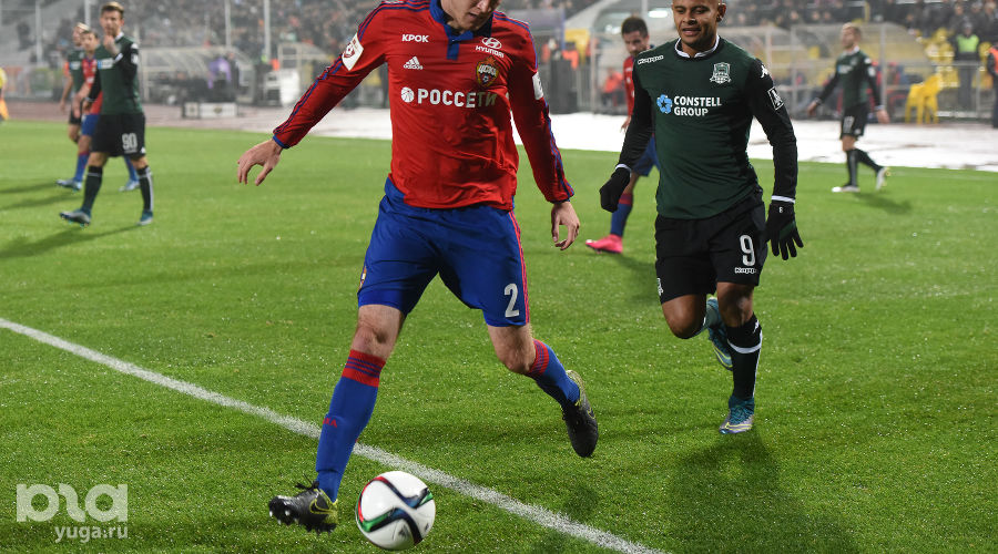 "Краснодар" обыграл ЦСКА со счетом 2:1 &copy;&nbsp;Елена Синеок, ЮГА.ру