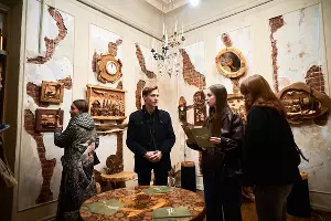 Открытие выставки «От дров к искусству» &copy;&nbsp;Фото Макара Волкова